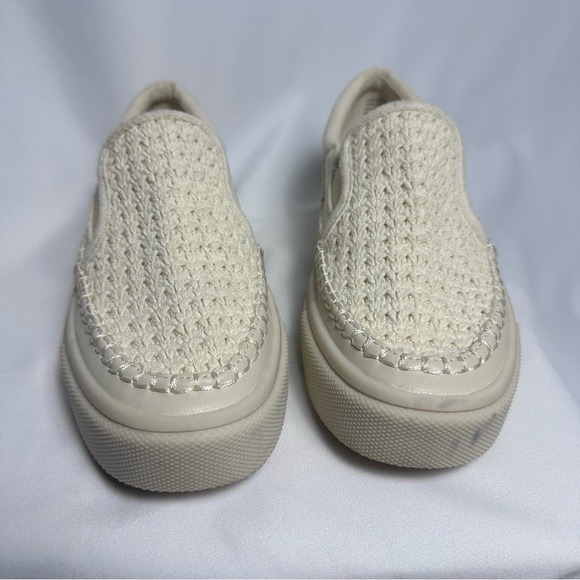 Dolce Vita Cream Woven Slip-On Sneakers Saydi women’s size 6.5 - Picture 3 of 8